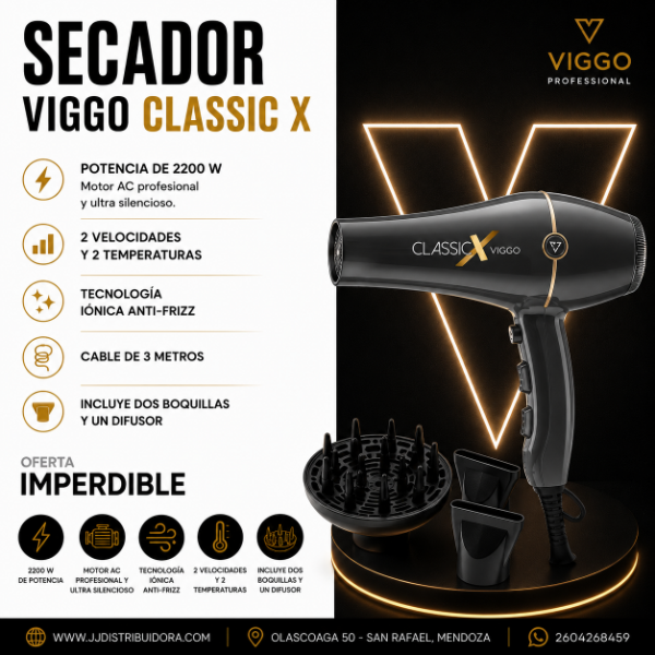 Producto - Secador VIGGO CLASSIC X