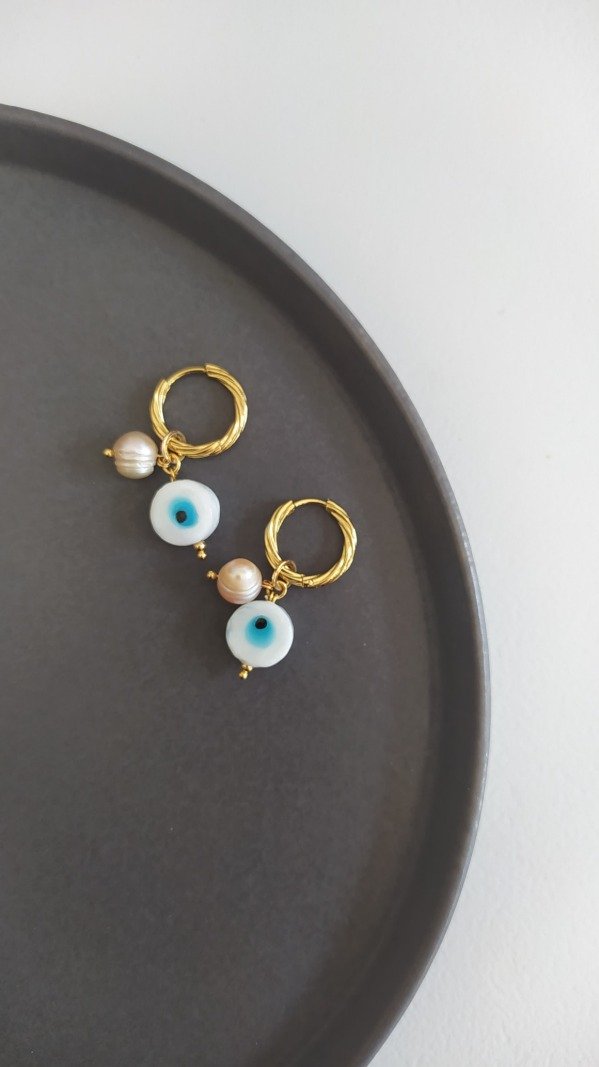 Producto - Aros ojo blanco