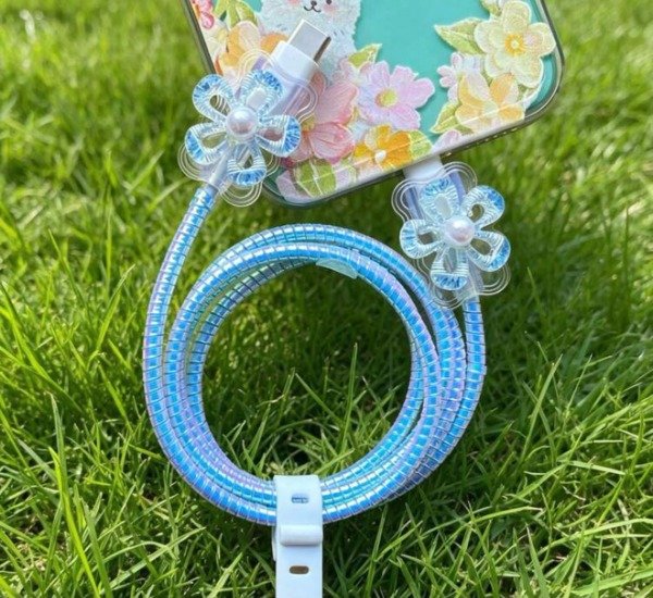 Producto - Combo cable protector florcitas - 1