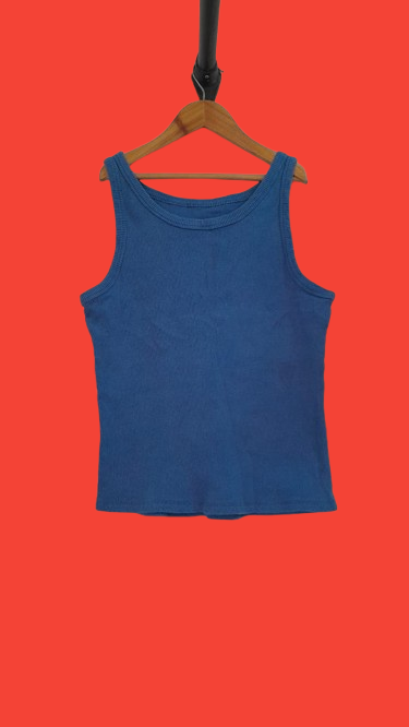 Producto - MUSCULOSA BREND AZUL