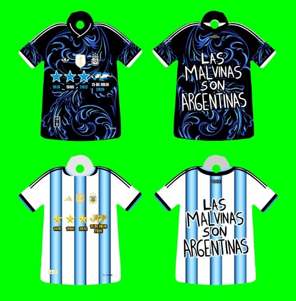 Producto - Diseños para llaveros camisetas de la selección ARGENTINA - 0