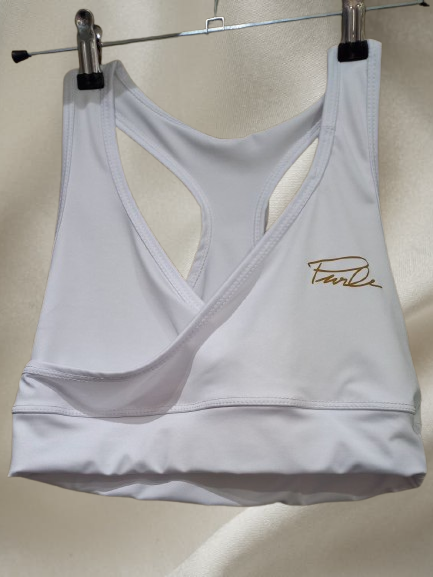 Producto - Top blanco espalda competición