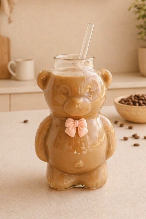 Producto - VASO TEDDY c/SORBETE 320 ml