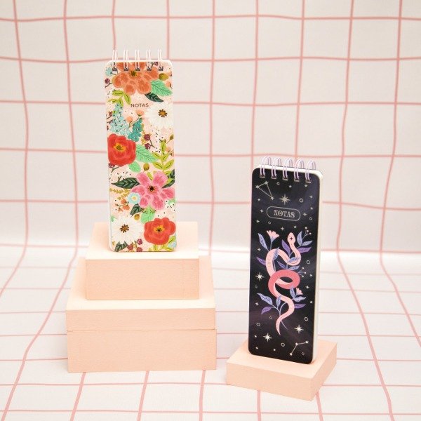 Producto - Libreta anillada 7,5 x 22 serpiente