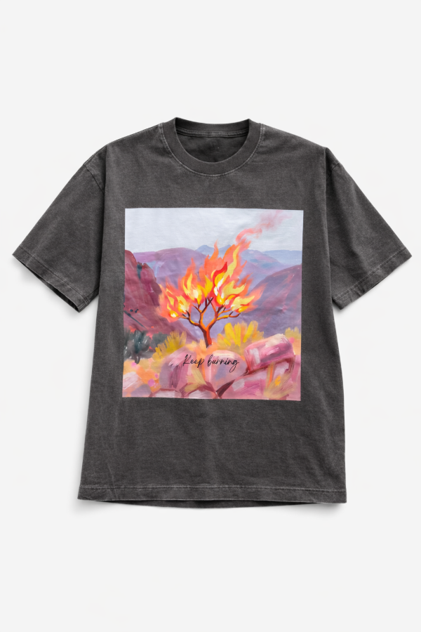 Producto - Remera keep burning / OVERSIZE