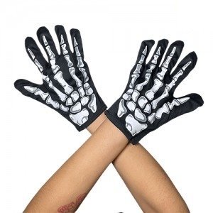 Producto - Guantes cortos esqueleto