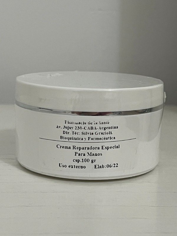 Producto - CREMA REPARADORA DE MANOS. 100 GR.
