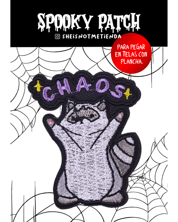 Producto - PATCH CHAOS RACCOON