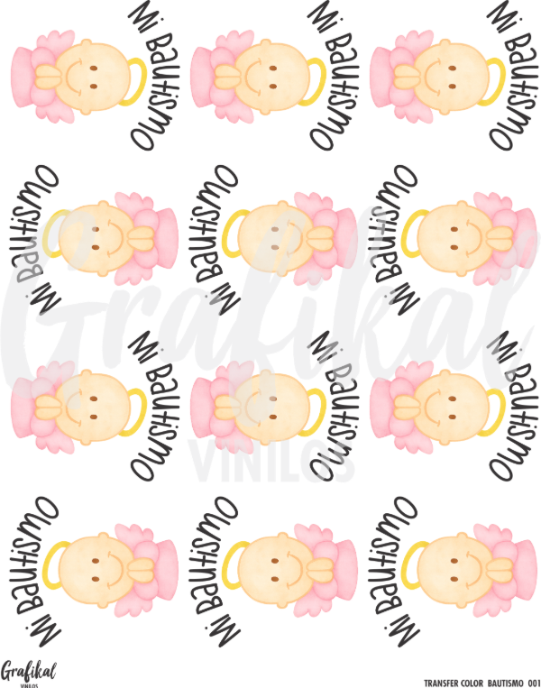 Producto - Transfer Color Bautismo 001