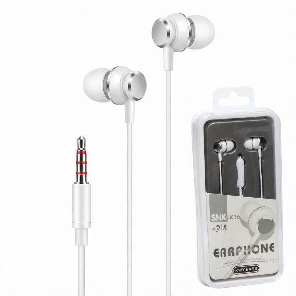 Producto - Auricular Cableado In-Ear SNK-16 Jack 3.5mm
