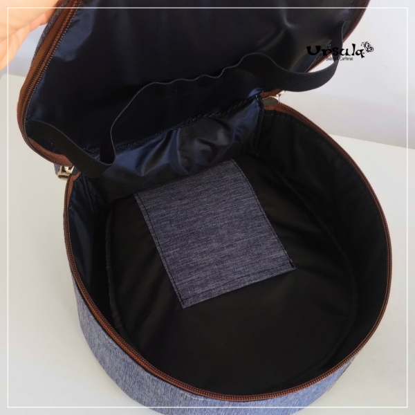 Producto - Porta platos (azul melange y beige) - 4