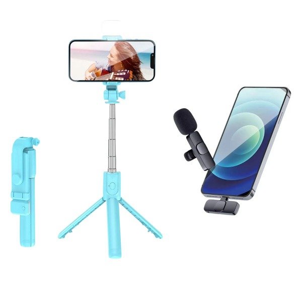 Producto - Kit Palo Celeste + Micrófono K9 - 0