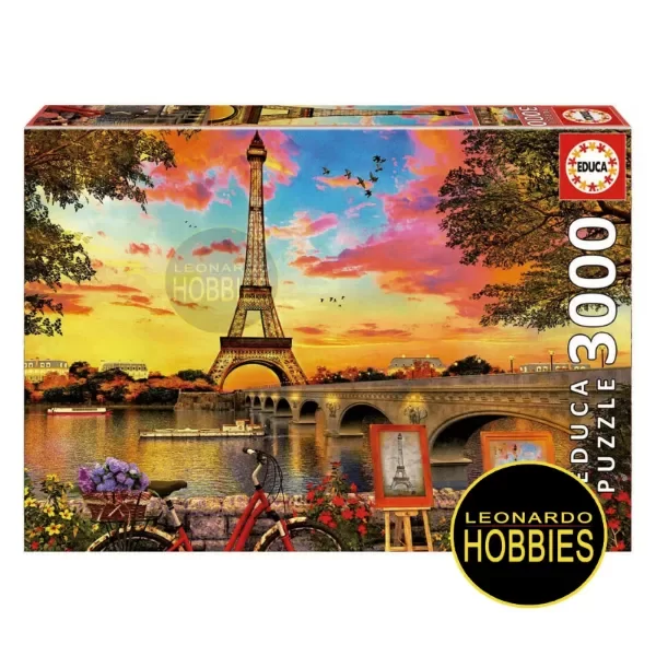 Producto - Puesta de Sol en París 3000 Piezas Educa 17675