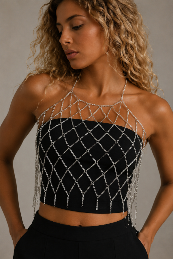 Producto - Body chain pechera rombo