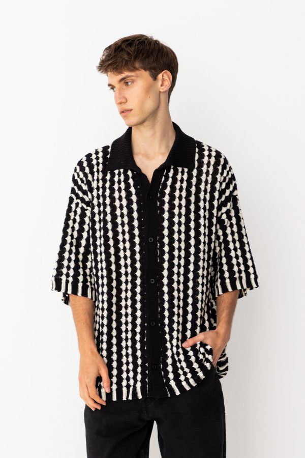 Producto - CAMISA MERAL NEGRA