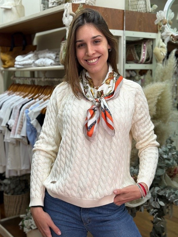 Producto - Sweater rústico crudo