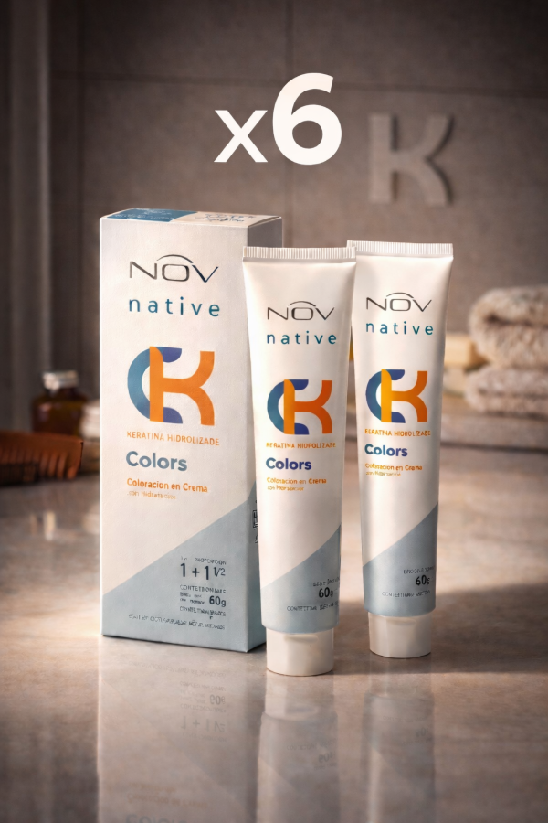 Producto - 6 cajas de tinturas x 60 GRS nov (caja de 2 pomos)