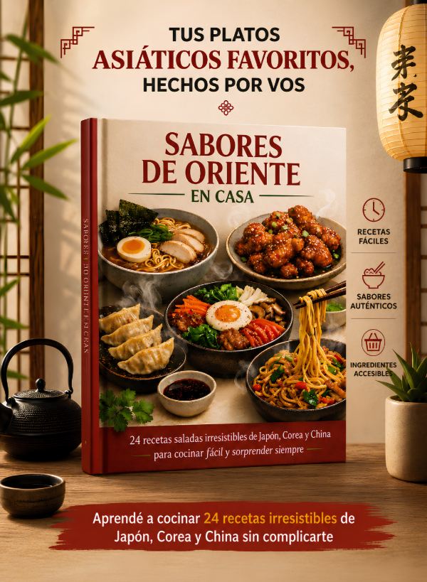 Producto - RECETARIO - COMIDAS TÍPICAS DE JAPÓN, COREA Y CHINA