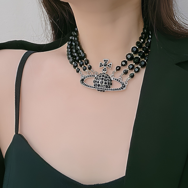 Producto - Collar Reira Triple Negro - 0