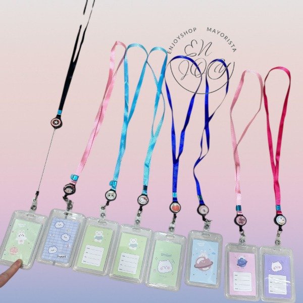 Producto - PORTASUBE TIPO YOYO EXTENSIBLE CON TIRA LISA