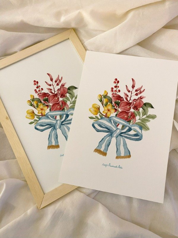 Producto - Lámina Ramo de flores nacional