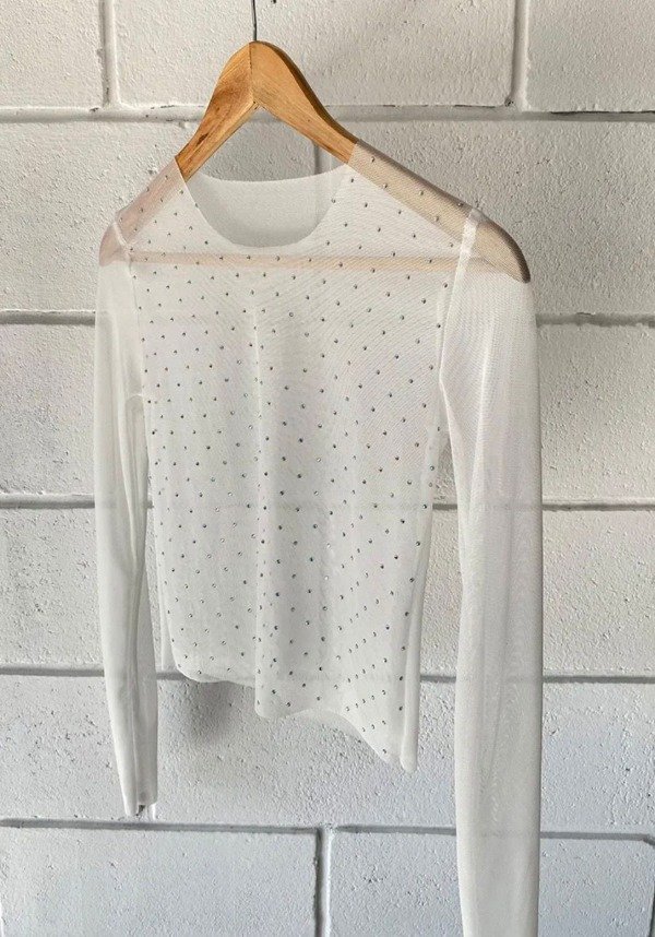 Producto - REMERA M.LARGA TULL CON GLITER