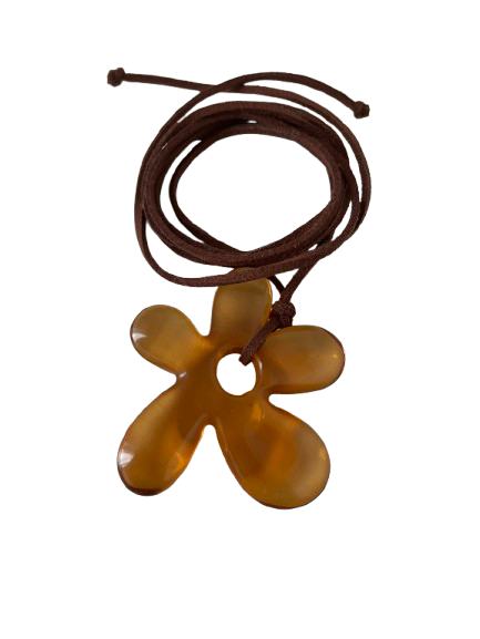 Producto - Collar Flower Caramel