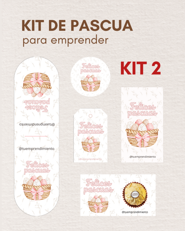 Producto - Kit emprendedor para pascua - KIT 2