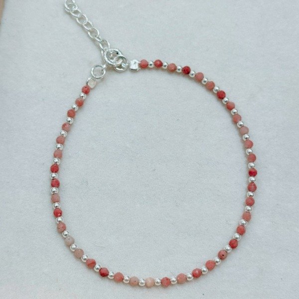 Producto - Pulsera Malena Rosada Plata 925 - 1