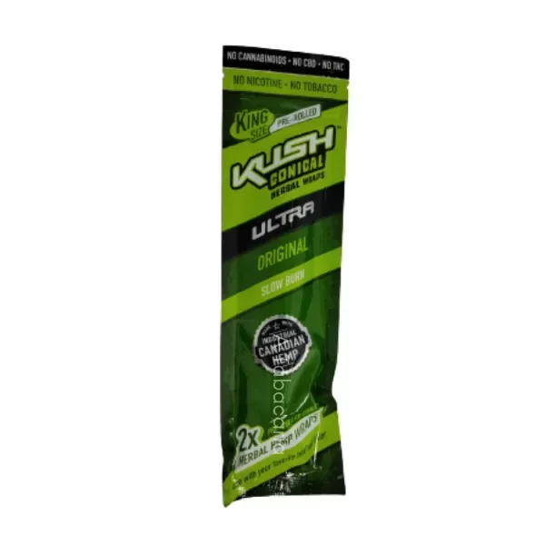 Producto - Blunt Kush herbal hemps wraps x2