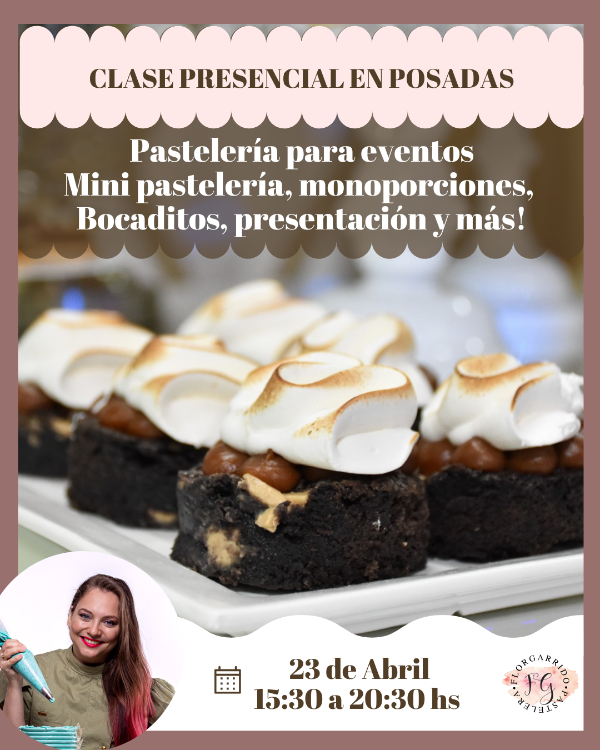 Producto - Clase Presencial - Mesas dulces / Pastelería para eventos