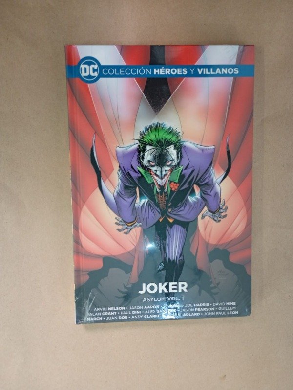 Producto - Joker Asylum Vol 1 - Nelson Aaron Krul - DC Comics Salvat ECC - Tapa dura