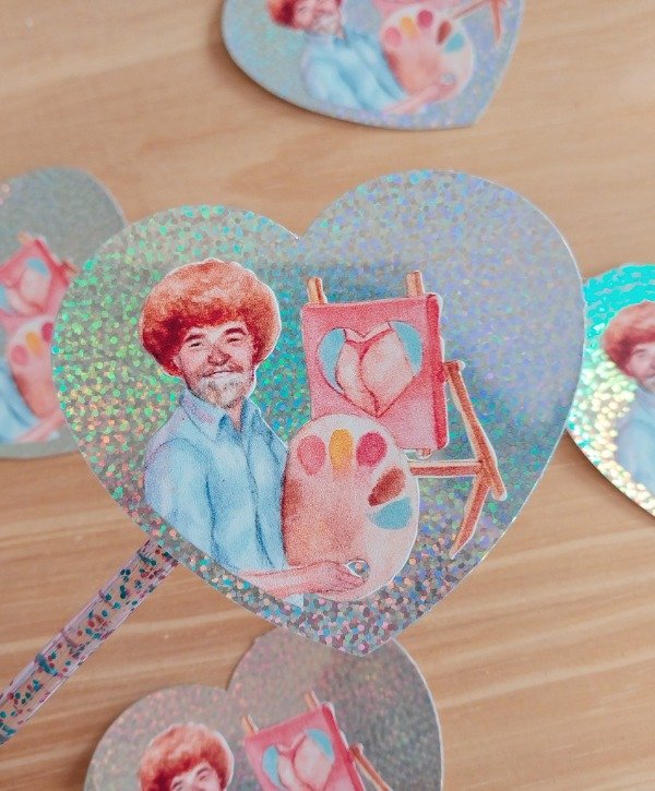 Producto - Sticker Bob Ross