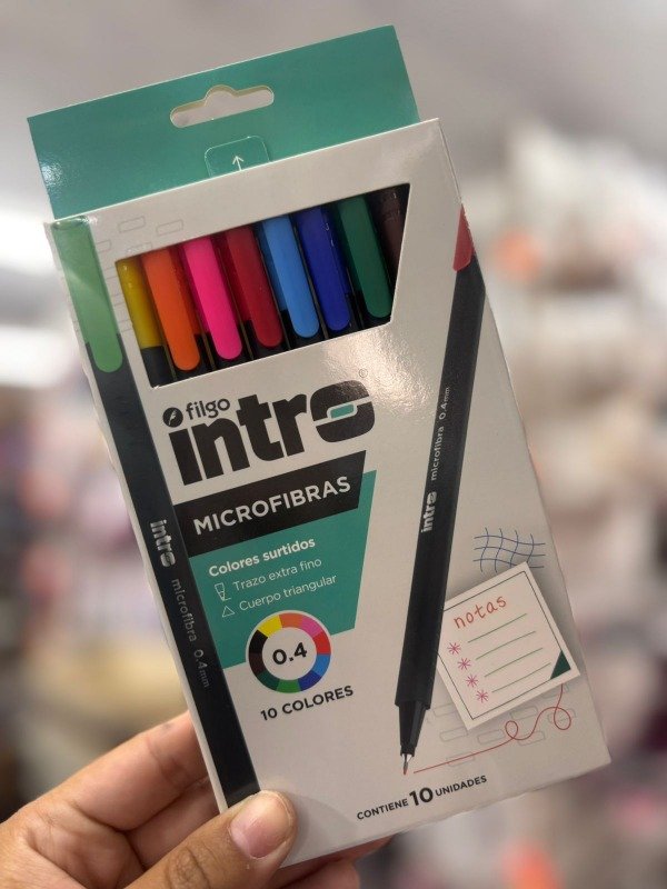 Producto - INTRO MICROFIBRA x10 COLORES-mínimo mayorista 3u