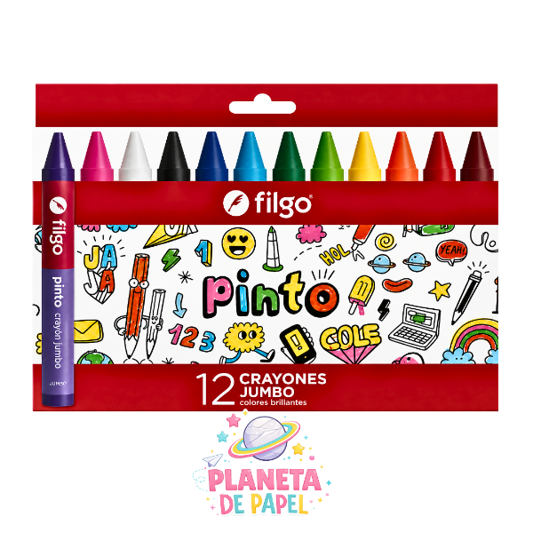 Producto - Crayones Jumbo x 12 FILGO