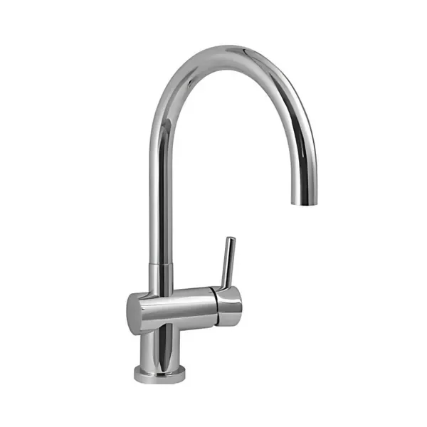 Producto - GRIFERIA MONOCOMANDO MESADA (PICO LARGO)(negra o plateada) - 1
