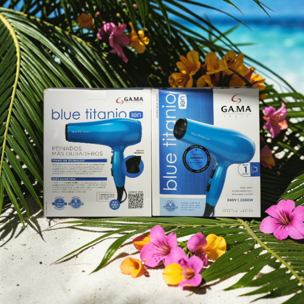 Producto - SECADOR DE PELO GAMA MISTRAL BLUE TITANIO ION
