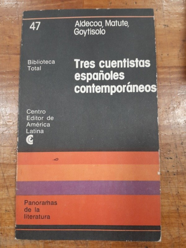 Producto - Tres cuentistas españoles contemporáneos - Aldecoa Matute