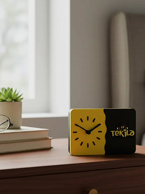 Producto - Reloj de Mesa con tu logo personalizado con tus colores y tipografía!