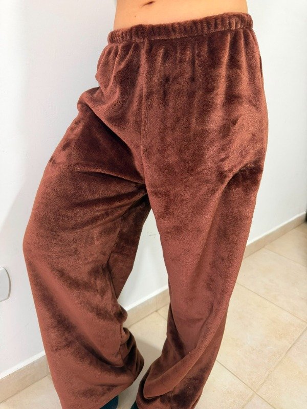 Producto - Pantalón polar soft Baggy -chocolate (XL)