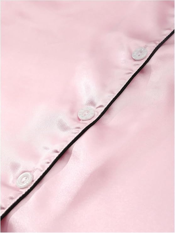 Producto - Conjunto de pijama de 2 piezas Pink Saten - 6