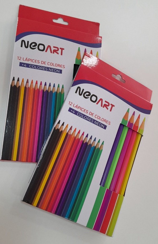 Producto - Lapices color Neo Art + 4 Fluo