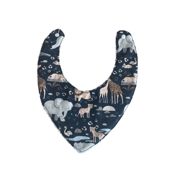 Producto - Babero Safari azul