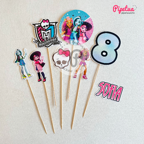 Producto - Pinchos centro de mesa Monster High