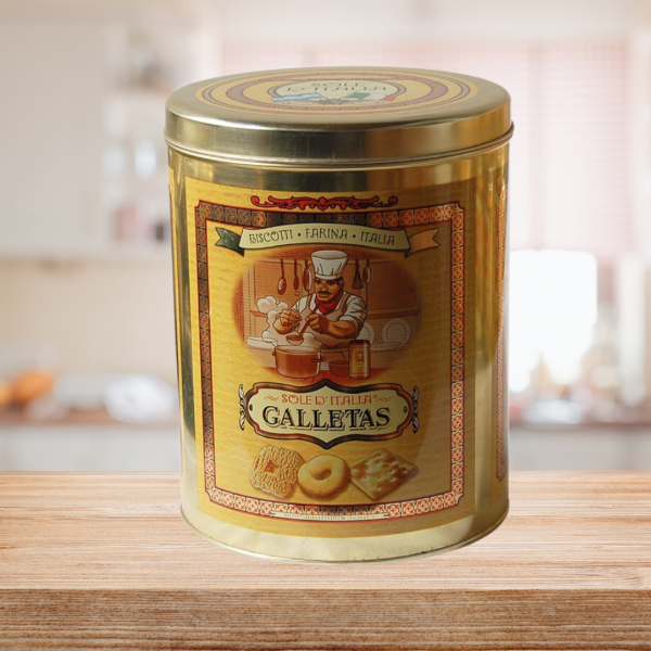 Producto - Lata galletitas alta Sole D'Italia