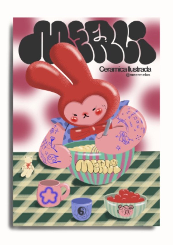 Producto - Print Conejita Ceramista