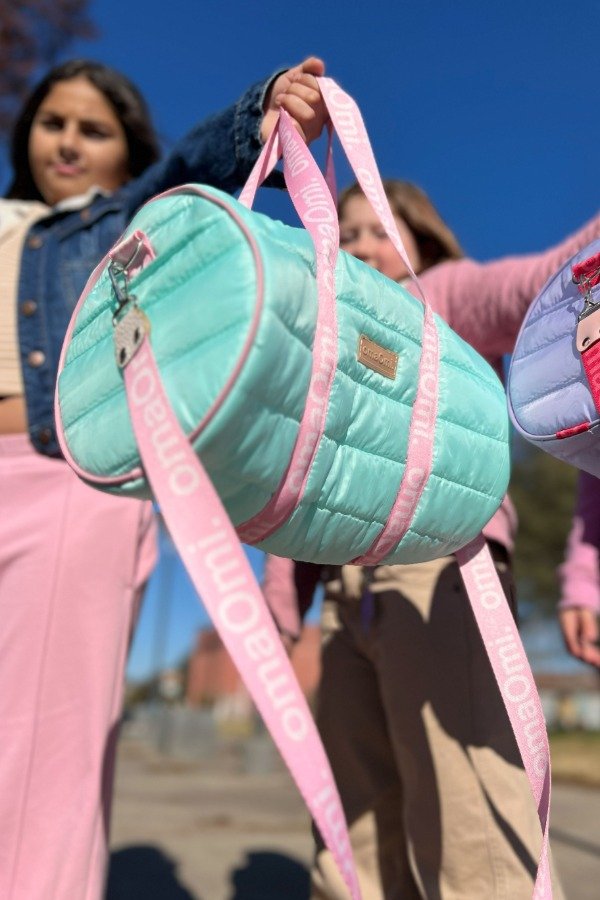 Producto - Bolso Julita verde con rosa