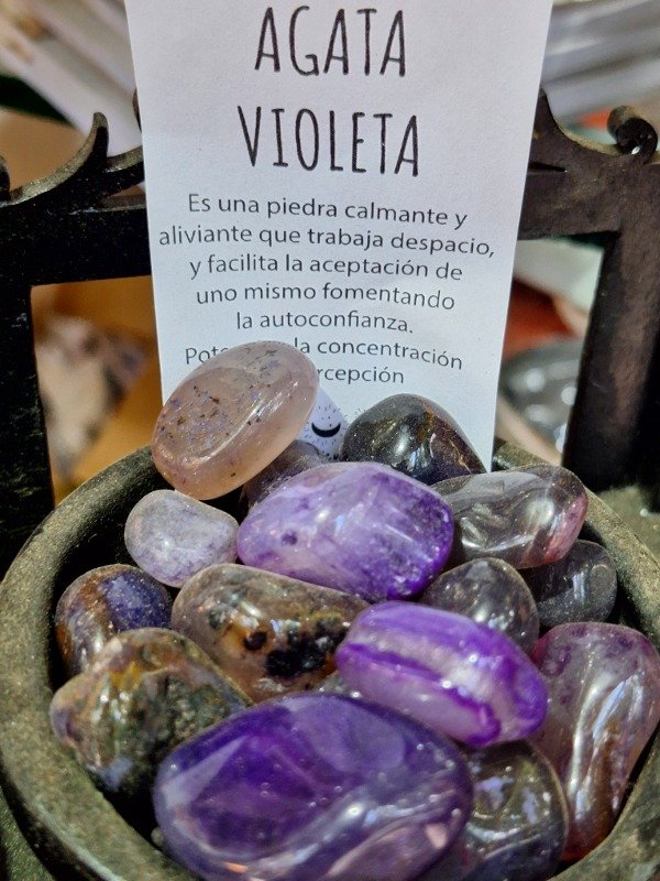 Producto - Agata Violeta Rolada Mediana - 1