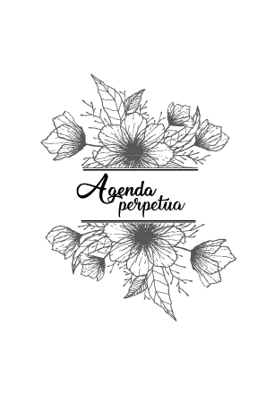 Producto - AGENDA PERPETUA FLORAL - SEMANA A LA VISTA