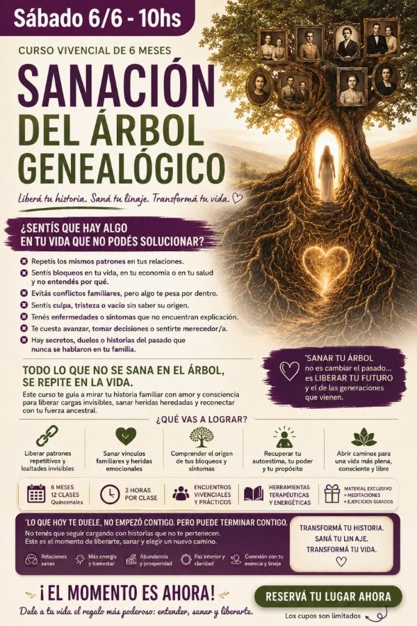 Producto - Curso Sanación del Árbol Genealógico